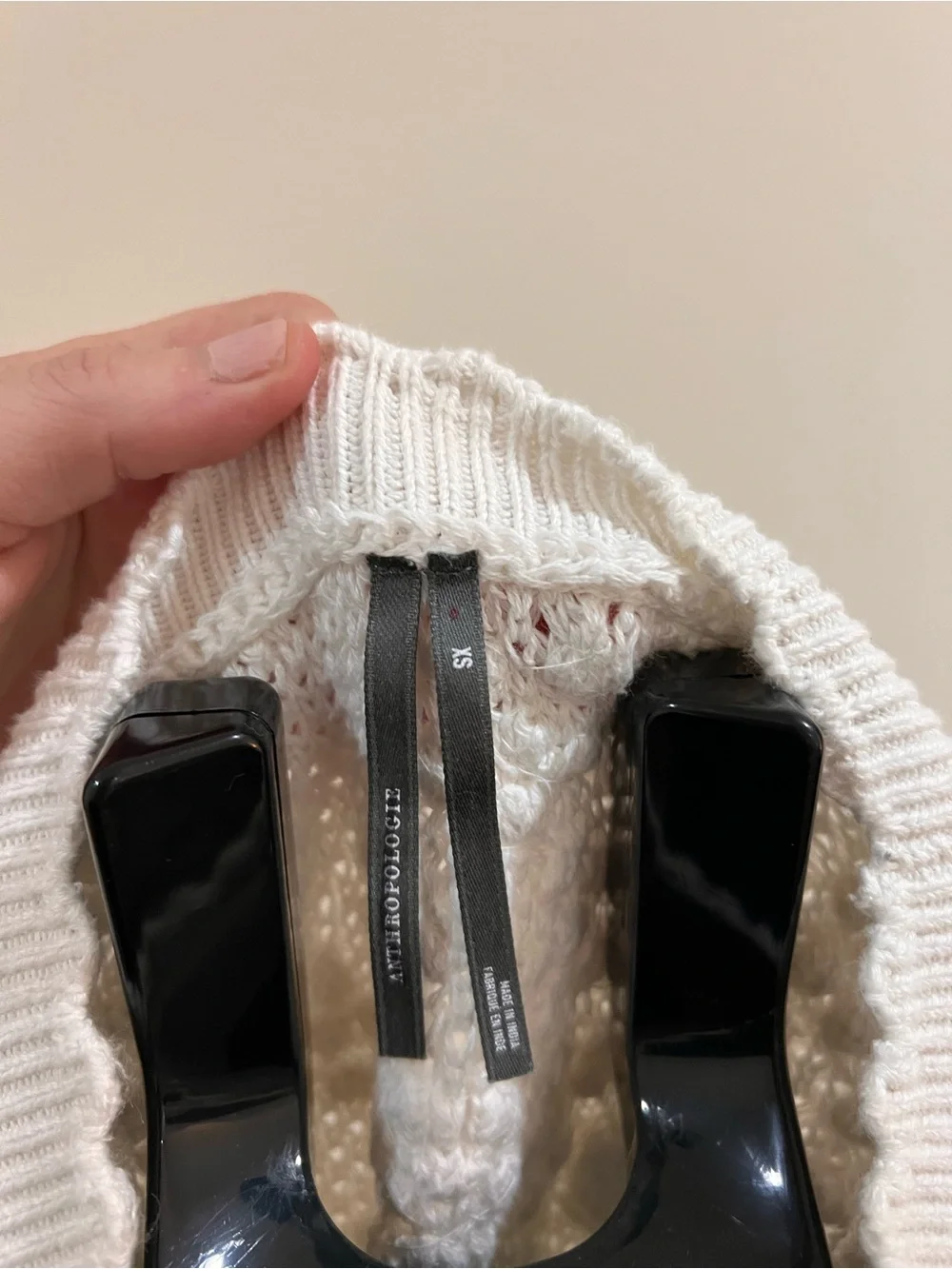 Anthropologie 3D Short-Sleeve Textured Knit Top - Picture 4 of 4